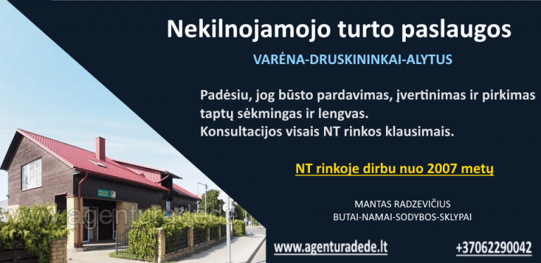 Nekilnojamojo turto paslaugos Alytaus ir Druskininkų mieste