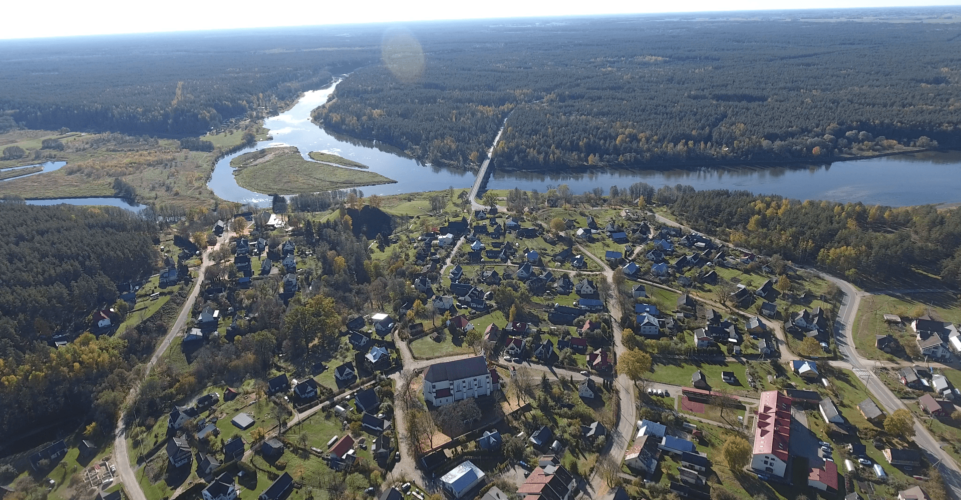 Parduodamas 89 arų namų valdos sklypas Merkinės miestelyje